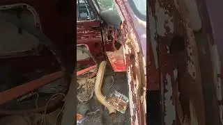 Short Wide 66 Ford F100 at the local Junkyard 