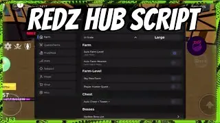 Blox Fruit Redz Hub Script | PASTEBIN