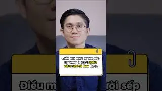 Điều 1 người sếp hy vọng ở một nhân viên mới đi làm #huynhduykhuong