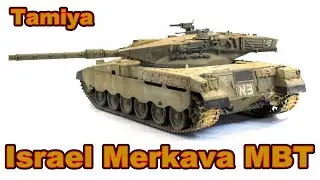 Tamiya 1/35th Israel Merkava MBT Completed Scale Model Tank Kit