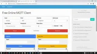 Free Online MQTT Client | Ninety9post.com