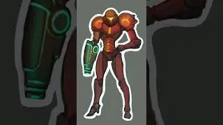 Using Procreate to make custom Metroid Samus Aran stickers. Print with Epson and cut with Cricut.