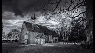 Light Painting  -  An English Church - Using Adobe LR & PS and Silver Efex Pro
