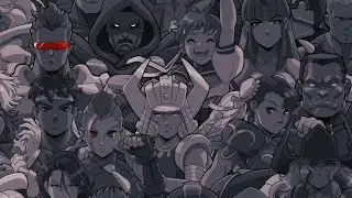 I Drew Every Marvel vs Capcom 2 Character #speedpaint #freemvc2