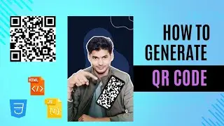 CREATE QR Codes Like a PRO with HTML, CSS, and JavaScript!