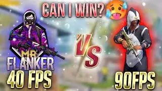 40FPS VS 90FPS🥵 | 1V1 M416🔥 | DO FPS MATTER? | CAN I WIN AGAINST 90 FPS PRO PLAYER | PUBG MOBILE