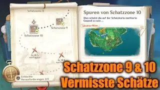 GENSHIN IMPACT☄️: Spuren von Schatzzone 9 und 10 // Vermisste Schätze Inazuma