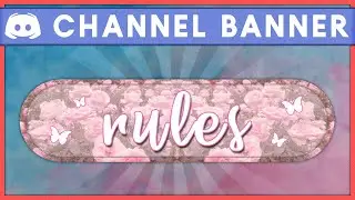 AESTHETIC FLOWERS | DISCORD SERVER BANNER PHOTOSHOP TUTORIAL TEMPLATE