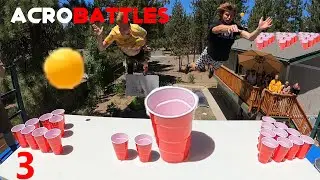 Extreme Beerpong w/ flips (ACROBATTLES EP. 3)