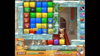 Pet Rescue Saga Level 468 Walkthrough (1 Hammer)