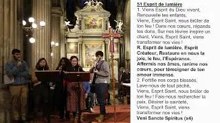 Esprit de lumière - Chant 51 - Prière des malades du 29-02-2024