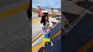 She Got Out of the Car to Meet the Biker and Got Left Behind at the Gas Station.