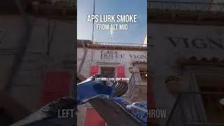Easy Aps Lurk Smoke from Alt Mid on Inferno CS2 #cs2 #counterstrike2 #shorts