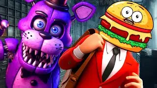Hiding FNAF Animatronic in a Office in Gmod! (Garry's Mod RP Multiplayer)