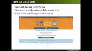 IoT platforms and services - IBM IoT Cloud