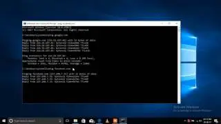 how to ping a website