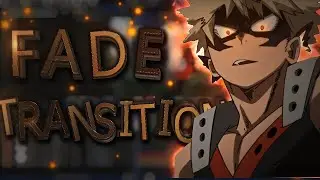 How to make the DISSOLVE/FADE transition/effect in Adobe After Effects!