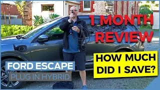 Fuel Savings!  Ford Escape PHEV 1 month of driving review