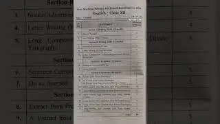 "Blueprint" 2024 "English" class 12 #viral  @studyforliving