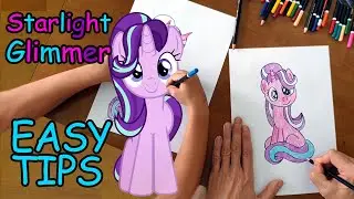 🌈✨ How to DRAW Starlight Glimmer from My Little Pony! 🌈✨ Easy & Fun Tips for Beginners! ✨🌈