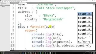 JavaScript: Functions -2.1 (Invoking functions as methods) - Bangla Tutorial