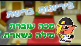 ביריונות ברשת | מכה עוברת מילה נשארת.