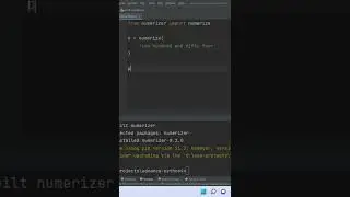 Convert words to number using Python numerizer module 