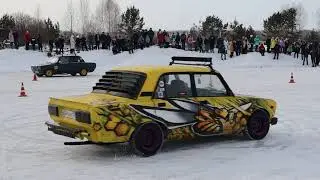 Гонки на льду в Тайшете