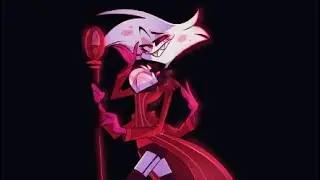 Angel Dust Talks About April Fools While Dressed As Alastor.