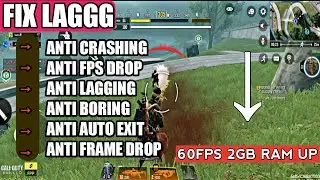 HOW TO FIX LAG IN CODM | NEW SMOOTH MAX CONFIG 60FPS✓