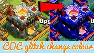 Clash of clans glitch 2017 change colour of your town hall and others,coc glitch 2017,coc 2017,coc