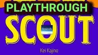 SCOUT Card Game | Playthrough (Game 1)