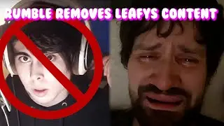 Destiny CRIES on Stream to Rumble CEO to get Leafy BANNED 😲 | destiny vs leafy | Rumble bans leafy