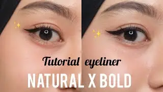 TUTORIAL EYELINER UNTUK PEMULA (natural & bold) | Vaninda Aidina