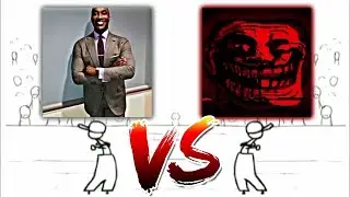 SHANNON SHARPE (Black Guy Suit) VS TROLLGE - Phonk Memes Battle 👿 (Epic Battle)