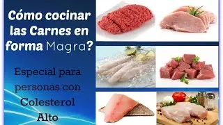 How to cook lean meats? ☆ (Especially for people with high cholesterol)