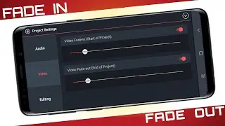 How to fade in fade out in video in kinemaster...