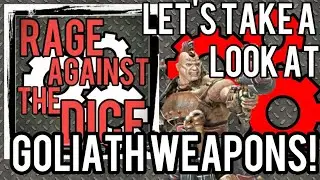 Let's take a look at the weaponry of the Necromunda gang The Goliaths