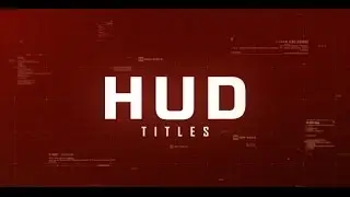 Hud Titles /// After Effects Template