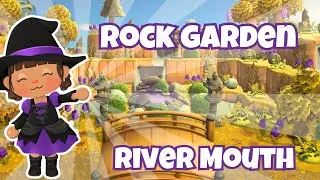 SPEEDBUILD | Witchy, Natural, Glowing Rock Garden on my Halloween Island #acnh