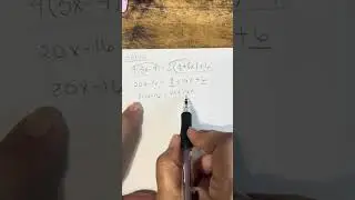 Linear equation