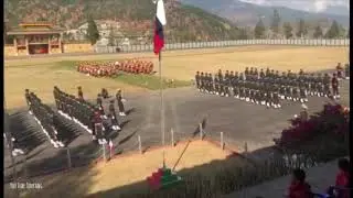 Royal Bhutan Army Parade rehearsal, Wangdue. 🇧🇹 (New recruits’ passing-out parade)
