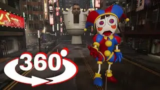 Skibidi Vs Pomni From The Amazing Digital Circus 360 degree video