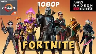 FORTNITE 1080p Benchmark || RX560x 4GB + Ryzen 5 3550H ||