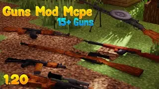 Minecraft Guns Mod Mcpe download || 1.20 PE MSWP Mod