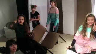 За кулисами. Детский театр Молоко г. Белгород