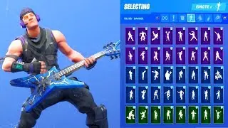 SUB COMMANDER SKIN SHOWCASE WITH ALL FORTNITE DANCES & EMOTES