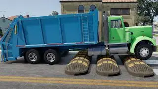 Trucks vs Speed Bumps & others 5 (BeamNG.drive)