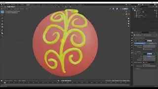 Узор, рисунок на поверхности в Blender 2 9