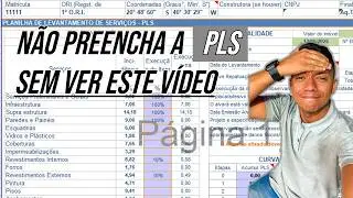 Como Preencher a PLS da Caixa (ATUALIZADO) 2º Medição
